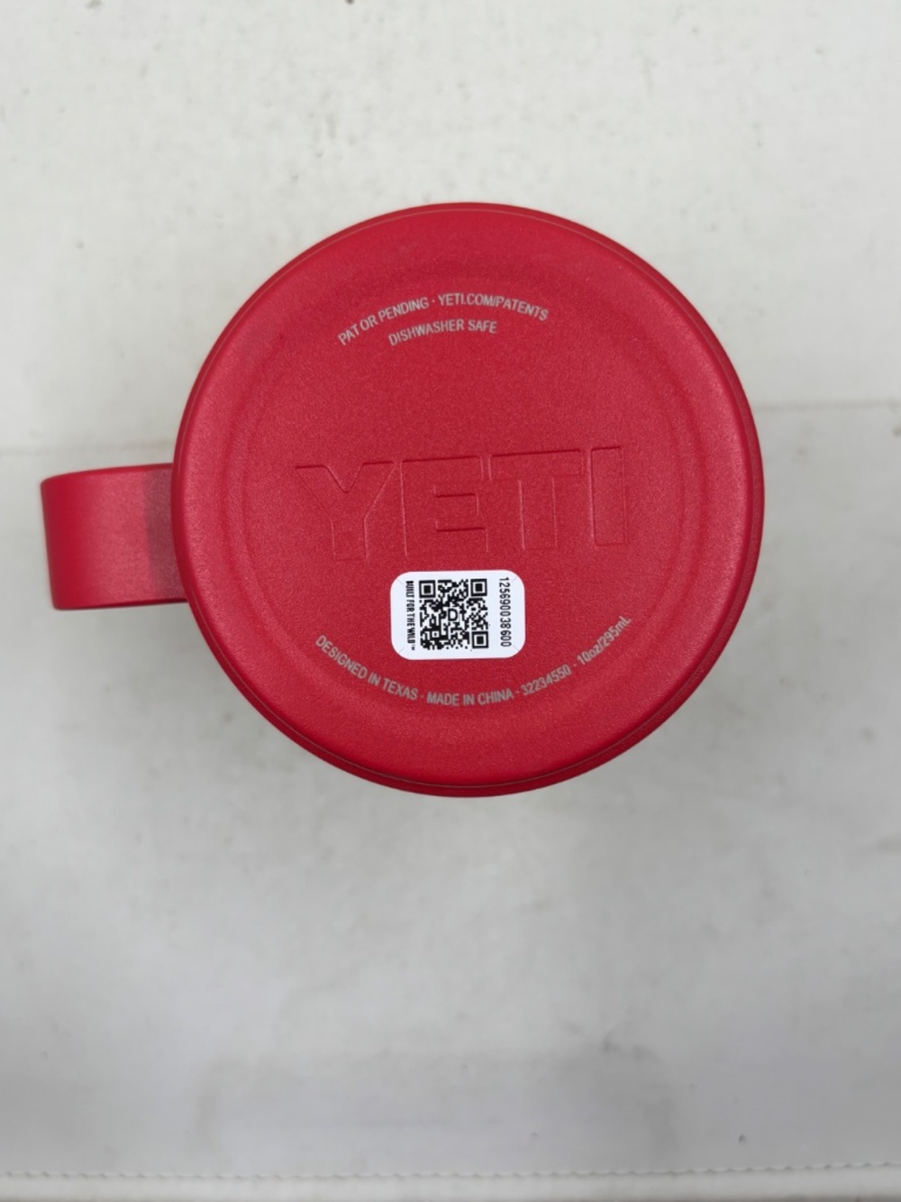 YETI Rambler 10 oz Mug Tumbler Travel Mug Rescue Red - Picture 8 of 9